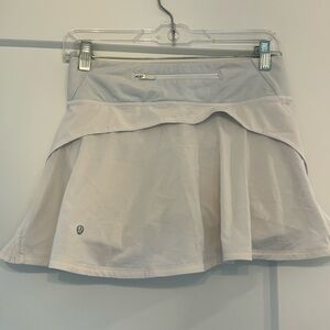 Lululemon Athletica White Skater Mini Skirt